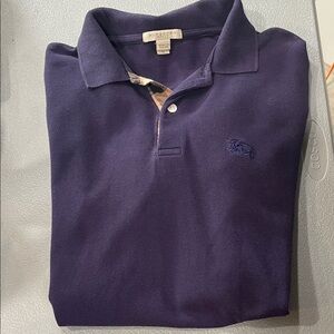 Burberry Dark Purple Polo Shirt
